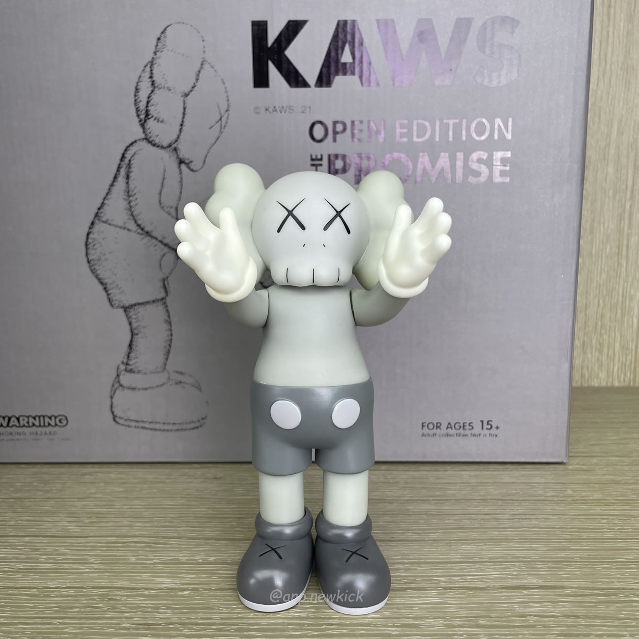 Kaws The Promise Grey Figure (5) - newkick.vip